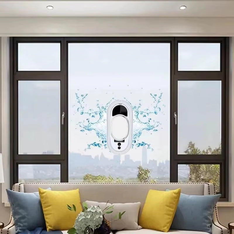 Smart Window Cleaning Robot - Auto-Guided & Remote - Controlled Glass Cleaner - 5600Pa