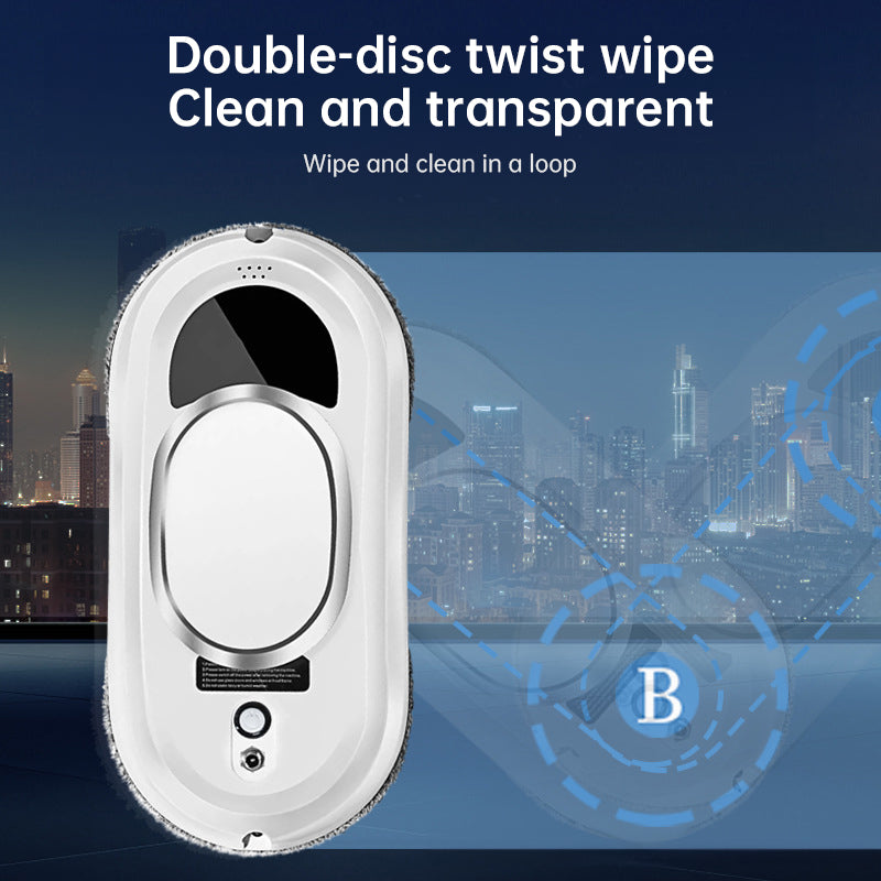 Smart Window Cleaning Robot - Auto-Guided & Remote - Controlled Glass Cleaner - 5600Pa