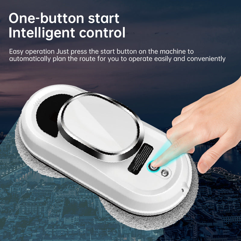 Smart Window Cleaning Robot - Auto-Guided & Remote - Controlled Glass Cleaner - 5600Pa