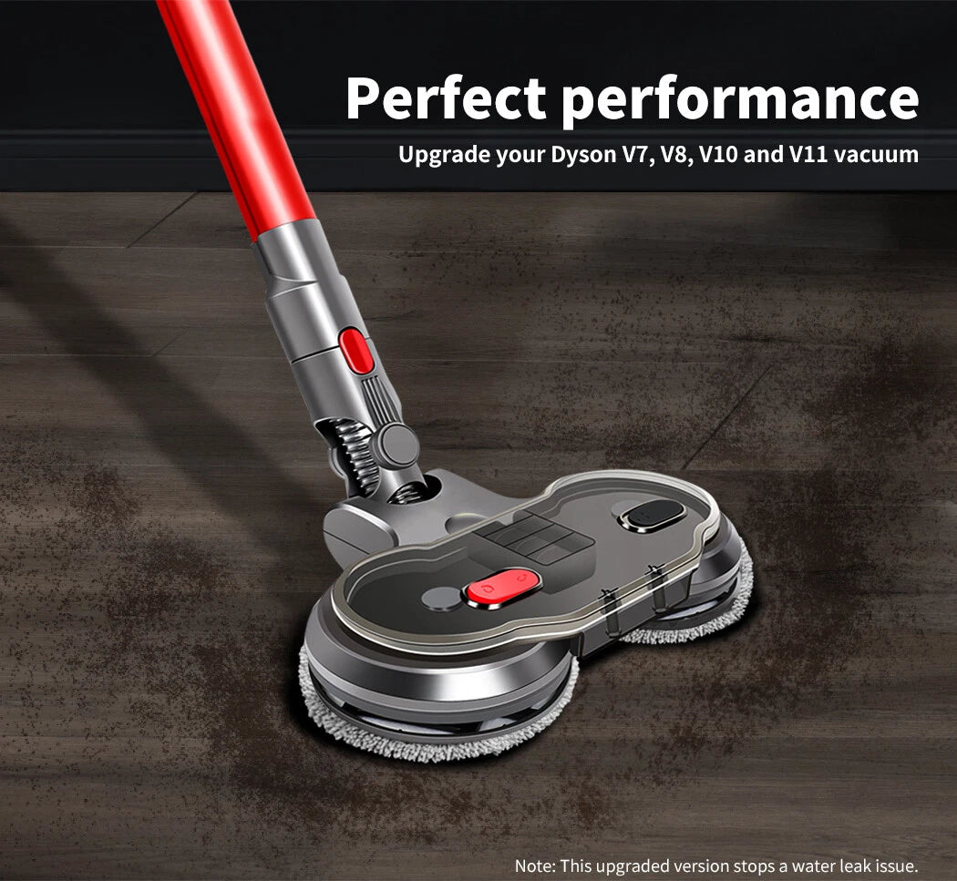 Langshi 2-in-1 Electric Mop Head Attachment for Dyson V7, V8, V10, V11