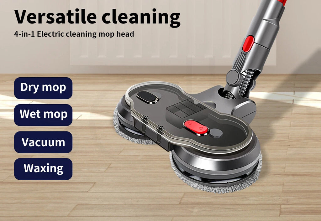 Langshi 2-in-1 Electric Mop Head Attachment for Dyson V7, V8, V10, V11