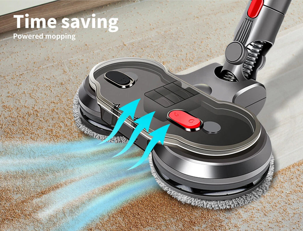 Langshi 2-in-1 Electric Mop Head Attachment for Dyson V7, V8, V10, V11