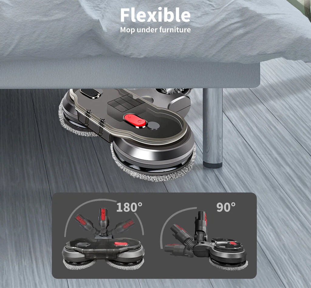 Langshi 2-in-1 Electric Mop Head Attachment for Dyson V7, V8, V10, V11